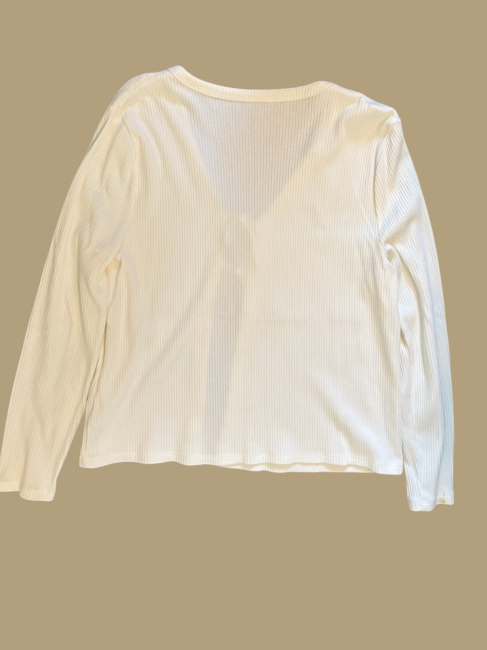 ✨ ELEVATED CLASSIC: Talbots Ribbed Tie-Front Twin Set | Jacket + Tank | XL ✨ - Picture 6 of 13